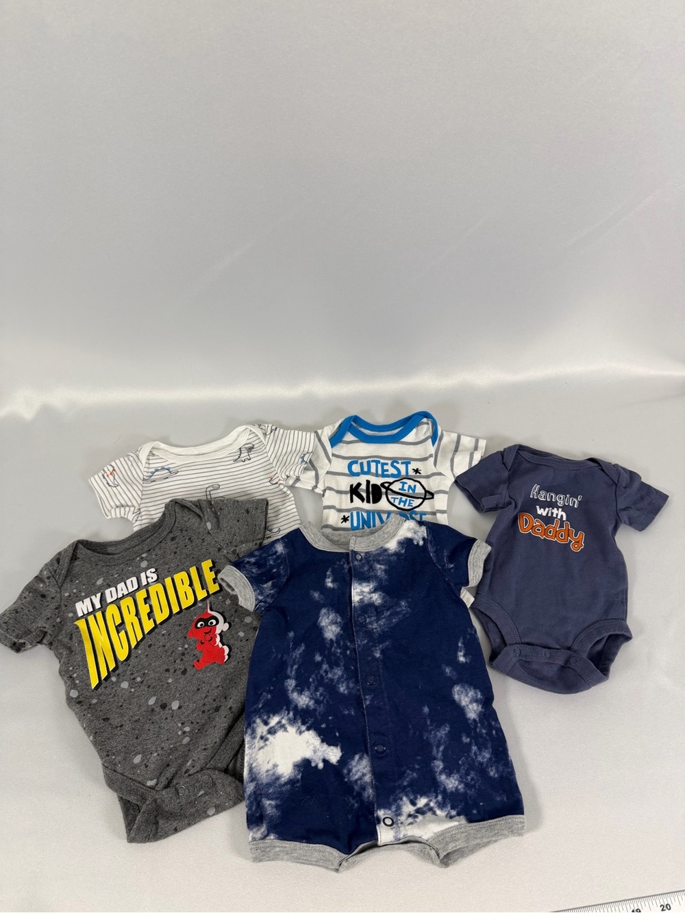 Baby Boys 5piece NB Onsie set from various brands